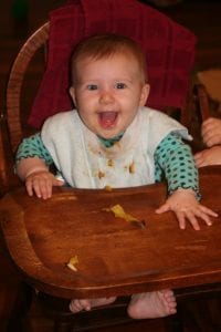 Happy Baby-Led Weaning Baby