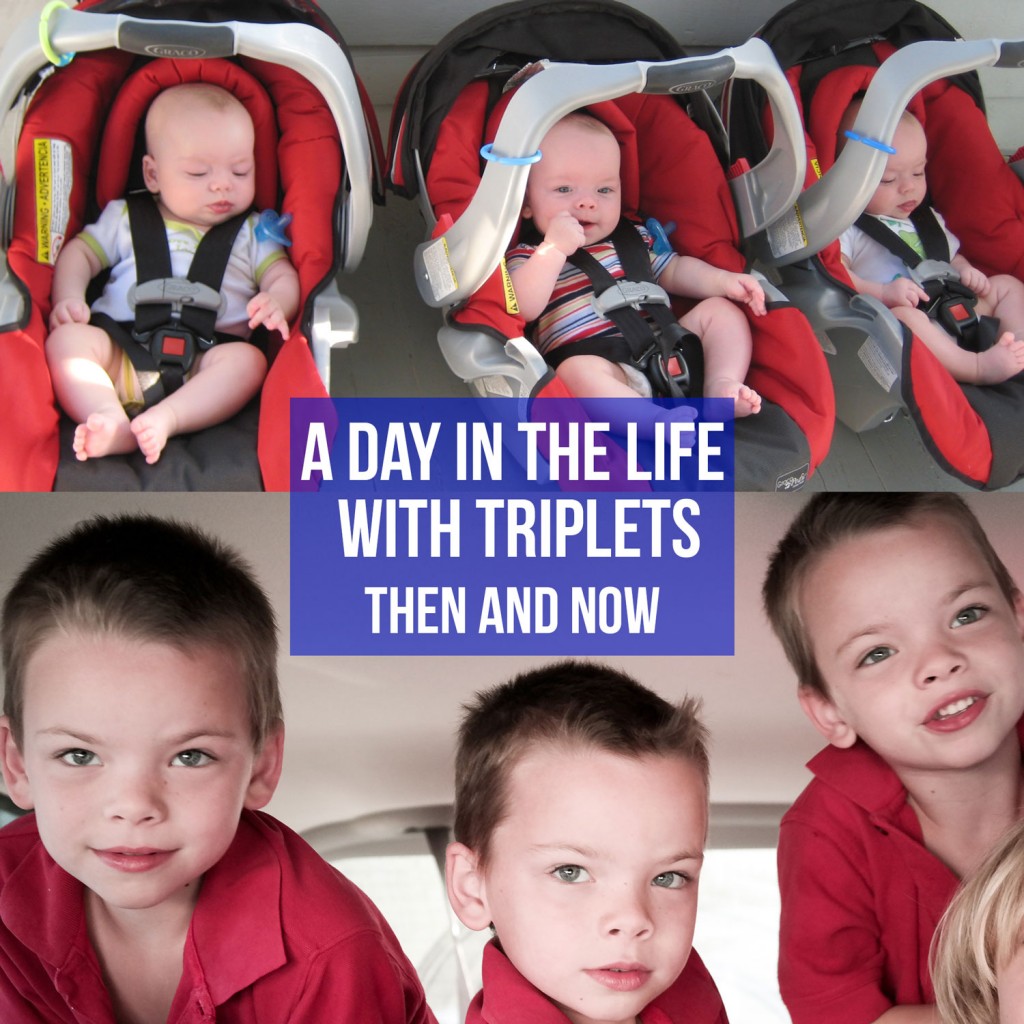 A day in the life with triplets - then and now ... New Orleans Moms Blog