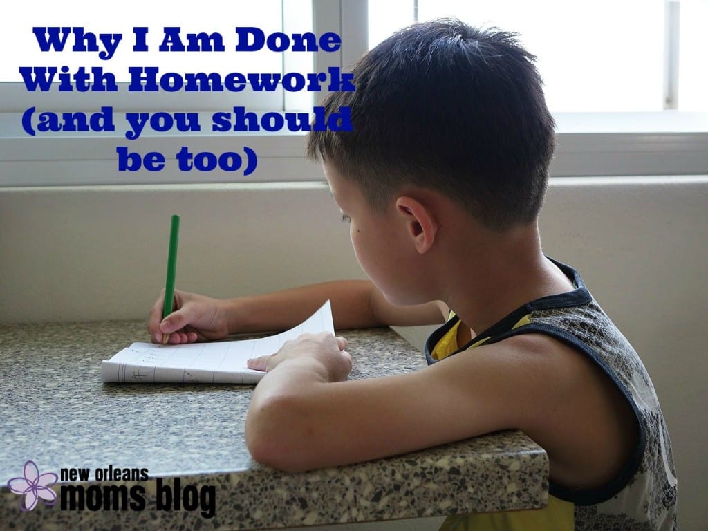 why homework should be done at home
