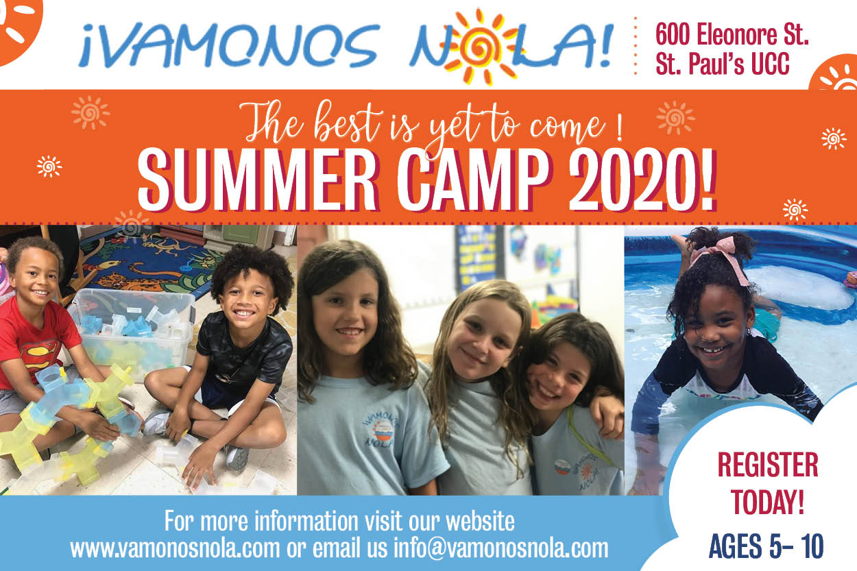 2020 Summer Camps In and Around New Orleans