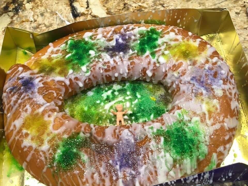 Norma's Bakery Guava and Cheese King Cake 