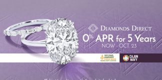 Diamonds Direct Offers 0% Interest for Five Years!
