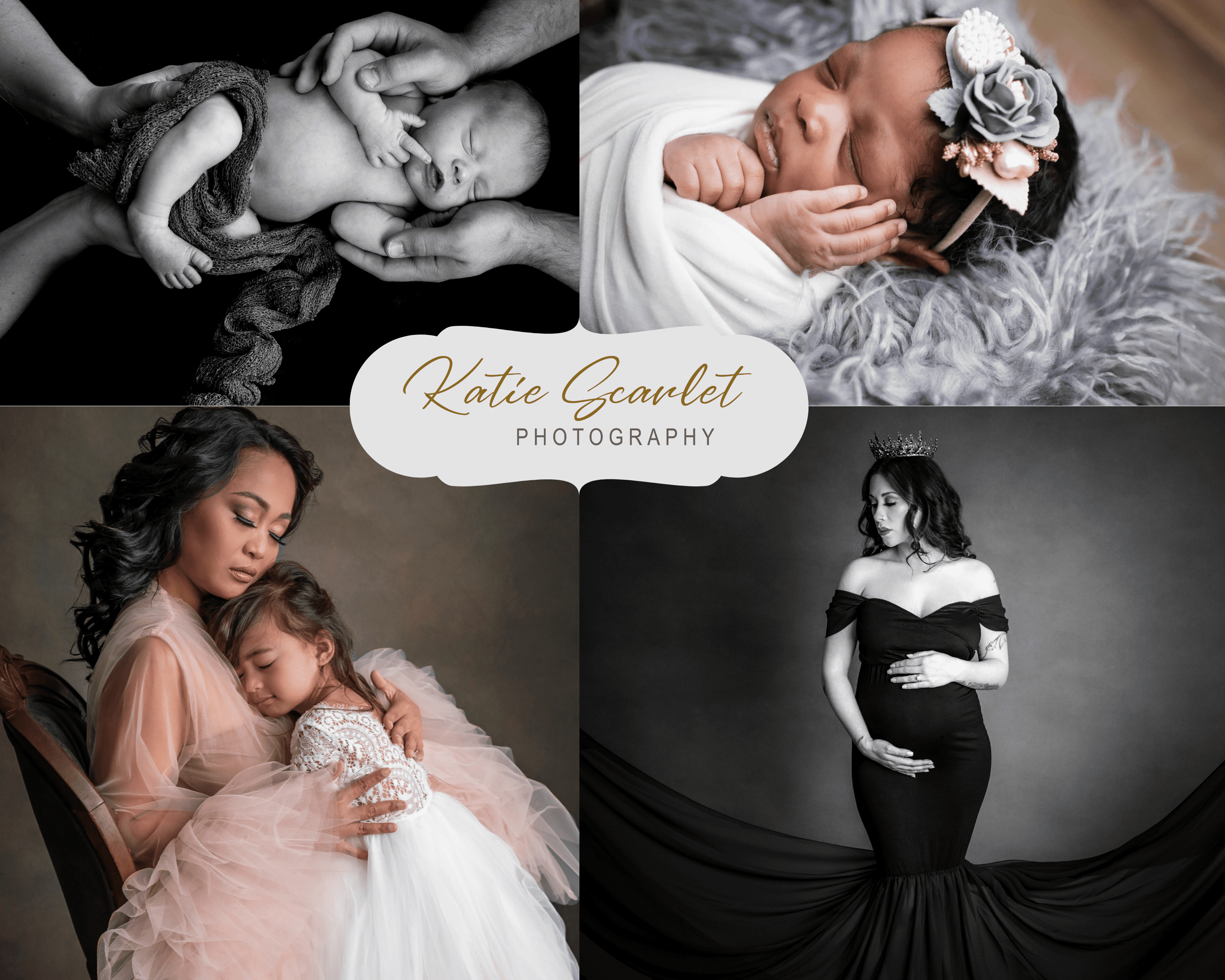 specializes in newborn, maternity, motherhood, and family fine art portraits
