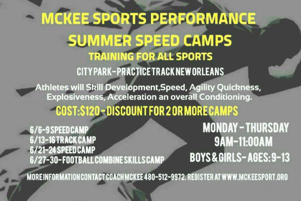 Speed and Agility Summer Camp New Orleans