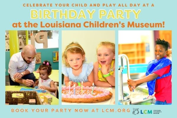 Children's Museum Birthday Party Packages in New Orleans Louisiana