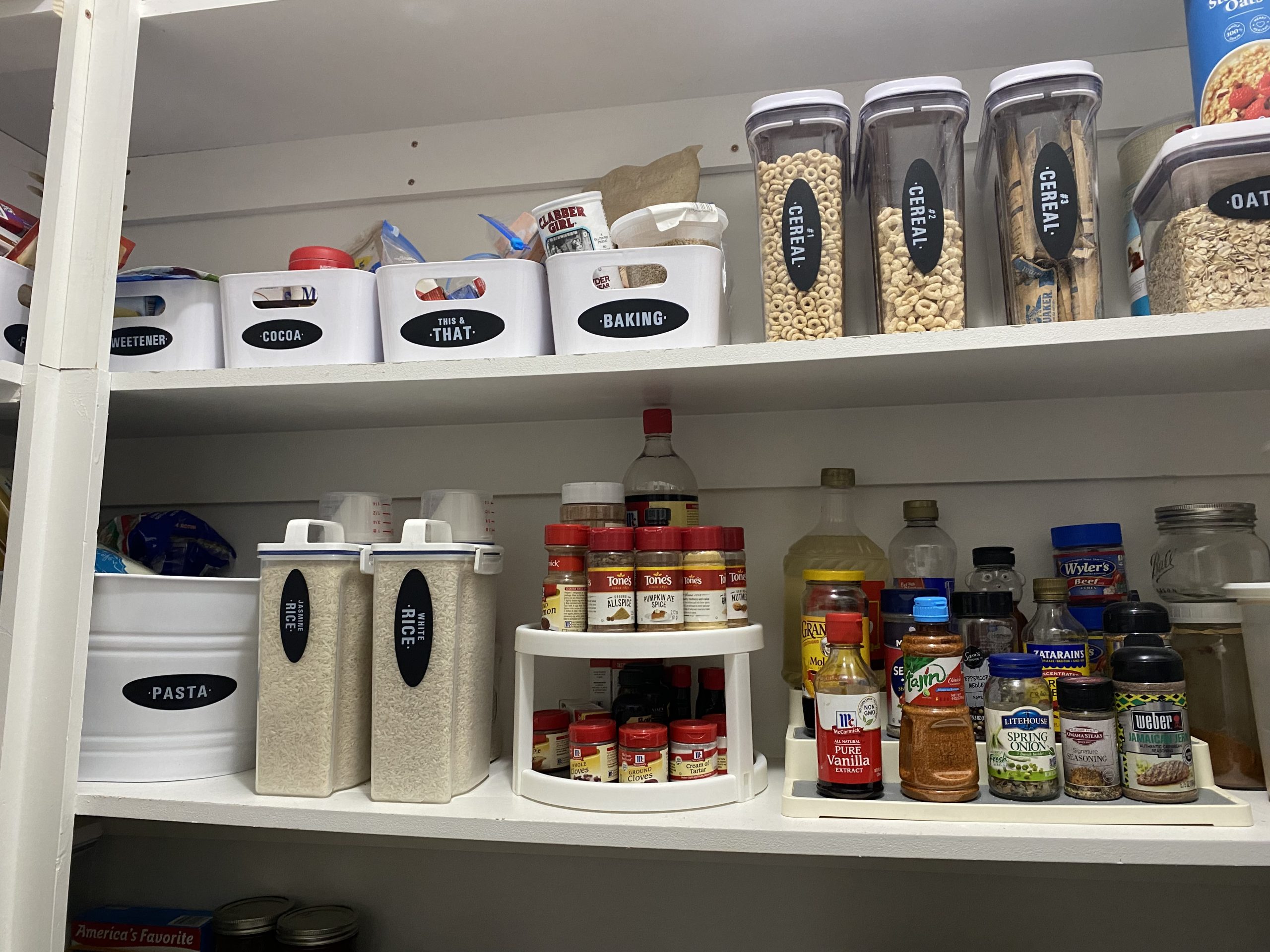tips on organizing your pantry