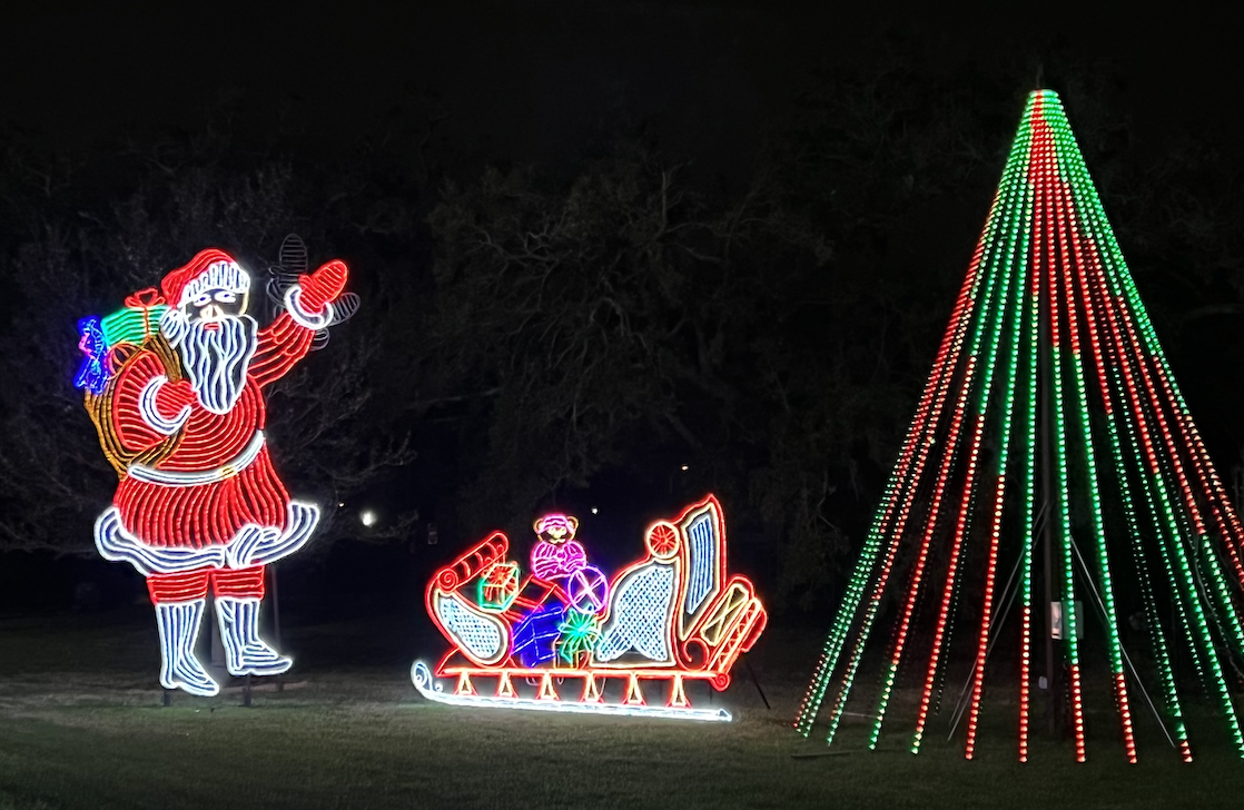 best Christmas light displays in New Orleans
