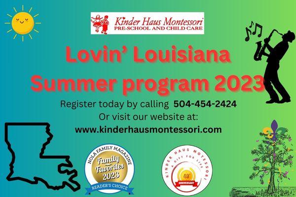 Montessori Summer Camp New Orleans