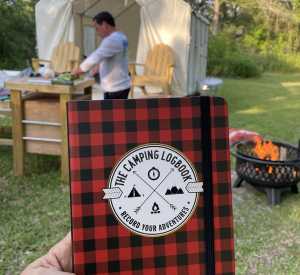 The Camping Logbook for our glamping adventures.