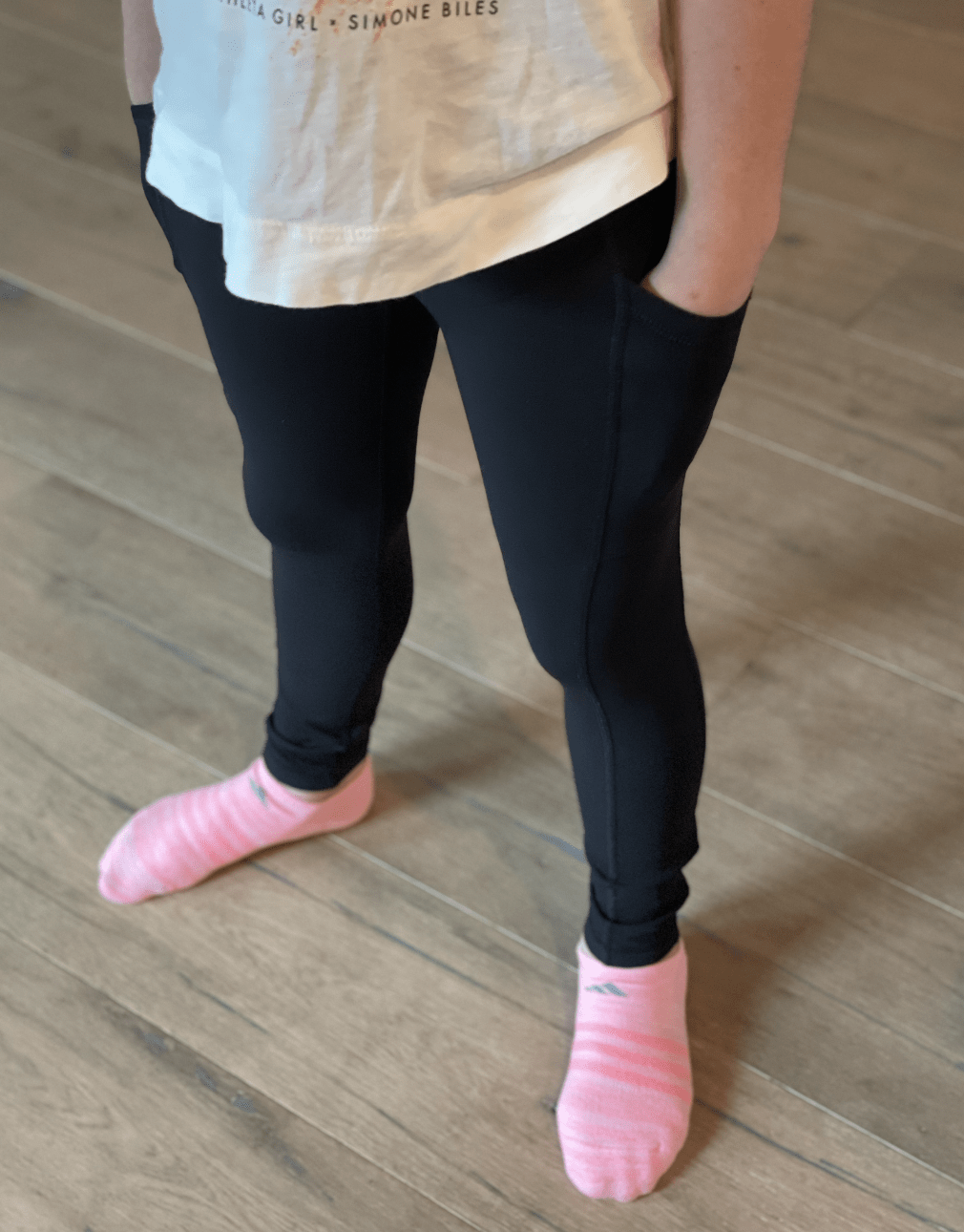 girls' leggings with pockets