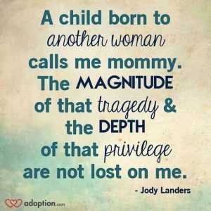 Beautiful quote about adoption.