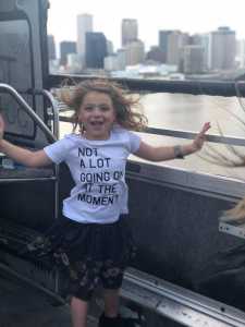 My daughter on her way to the Taylor Swift concert in 2018.