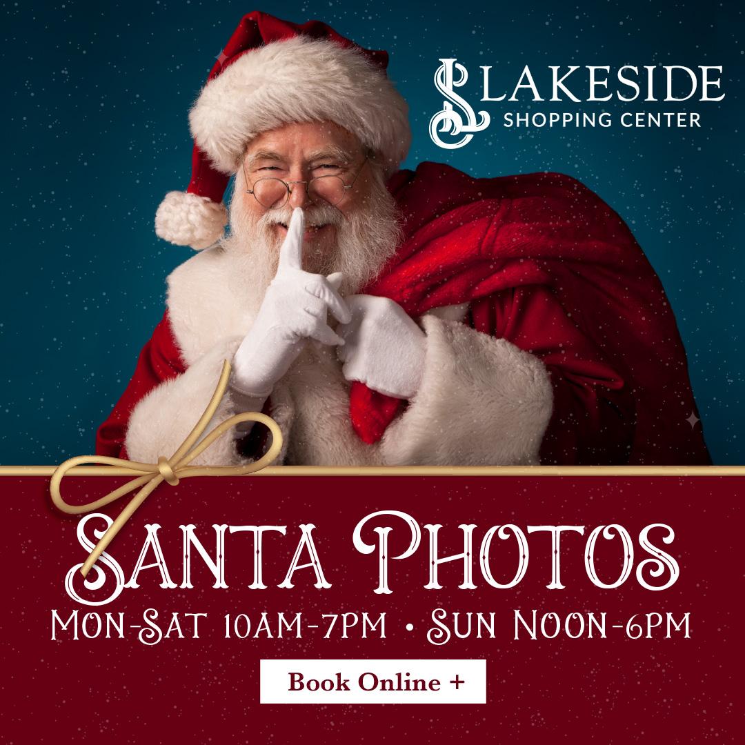 Get Your Santa Photos Done at Lakeside Shopping Center