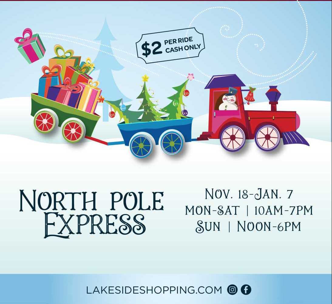 Don't Forget to Take a Ride on The North Pole Express While You Are There!