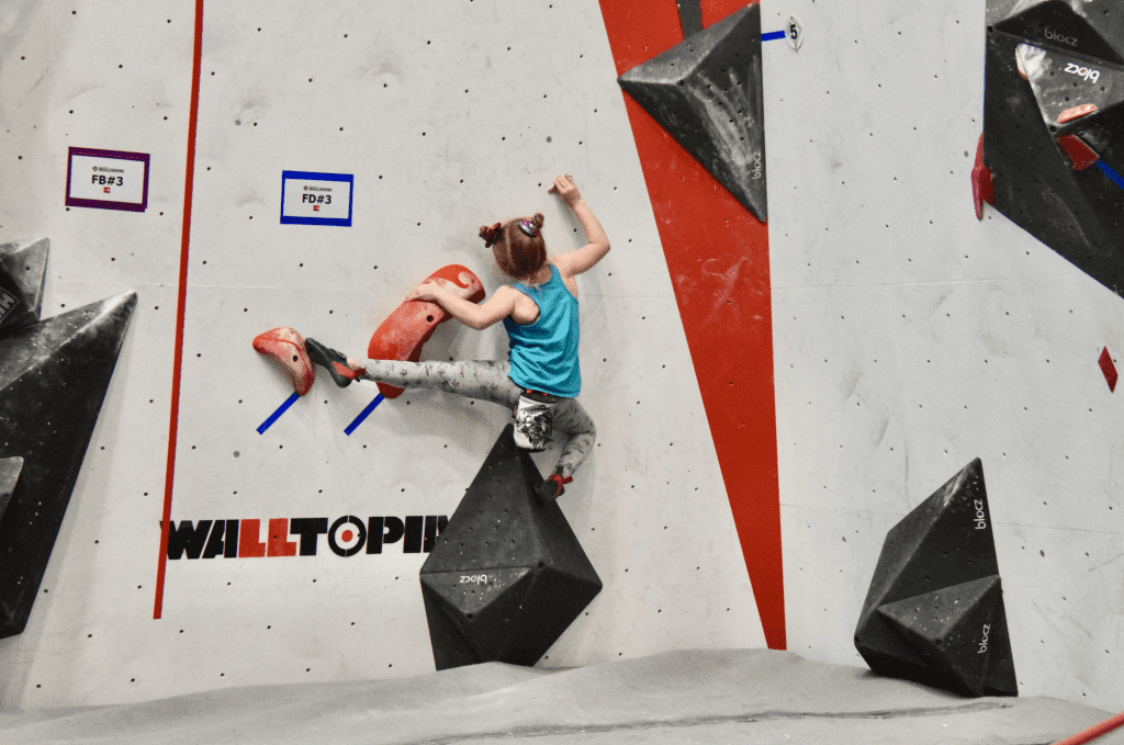 competitive climbing for kids