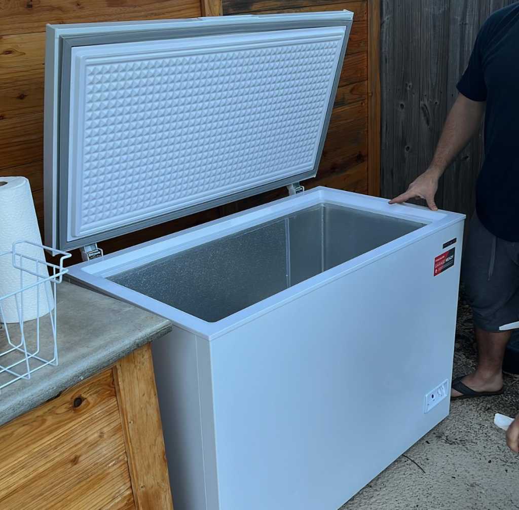 how to make a DIY cold plunge out of a deep freezer