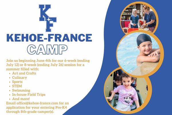 Kehoe-France Summer Camp