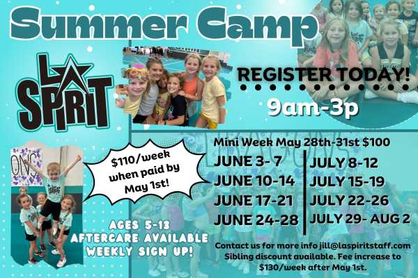 cheer summer Camp New Orleans