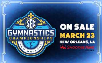 The 2024 SEC Gymnastics Championship is Happening This Saturday in New Orleans!