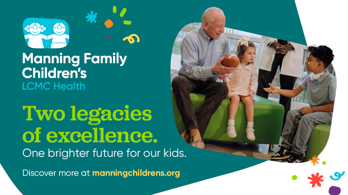 Children's Hospital New Orleans Unveils New Name, Manning Family Children's